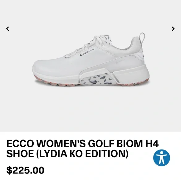 ECCO WOMENS GOLF BIOM H4 SHOE (LYDIA KO ADDITION) - Picture 2 of 4